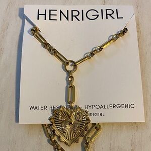 Henrigirl Gold Heart Pendant Necklace